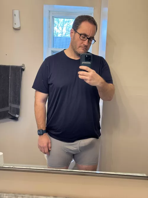 Dad’s got some new-found confidence.