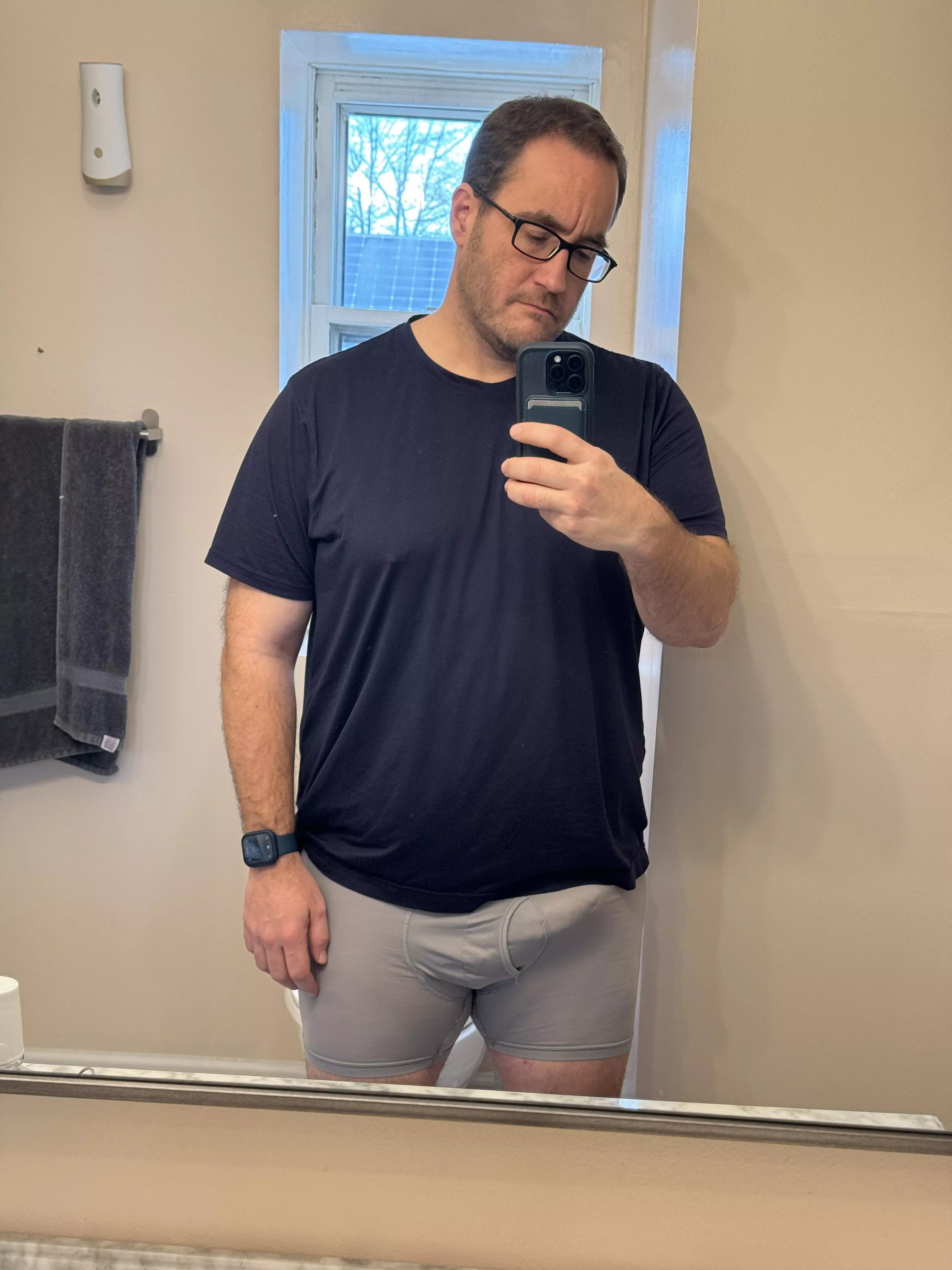 Dad’s got some new-found confidence.