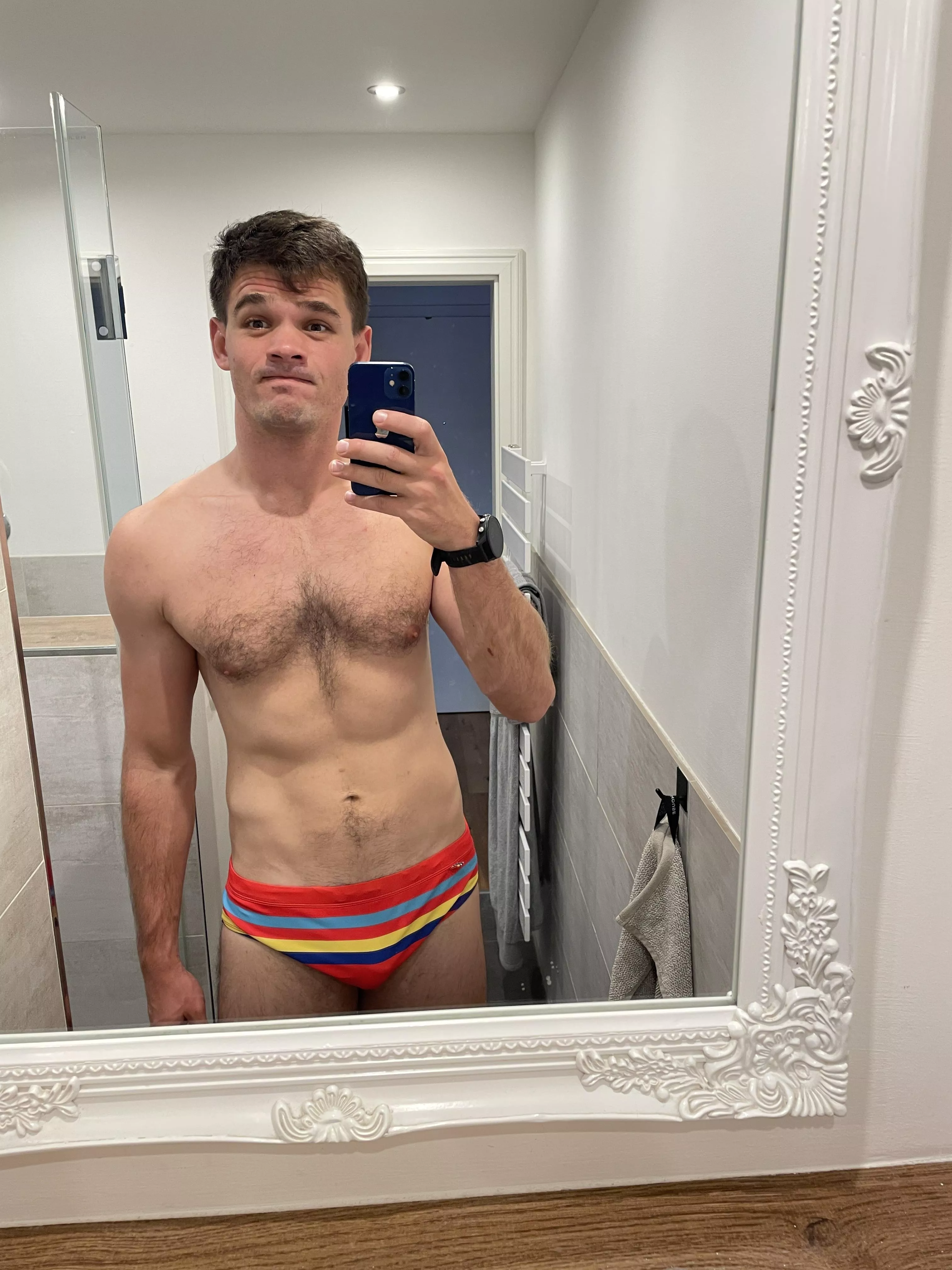 Do you like colorful speedos?