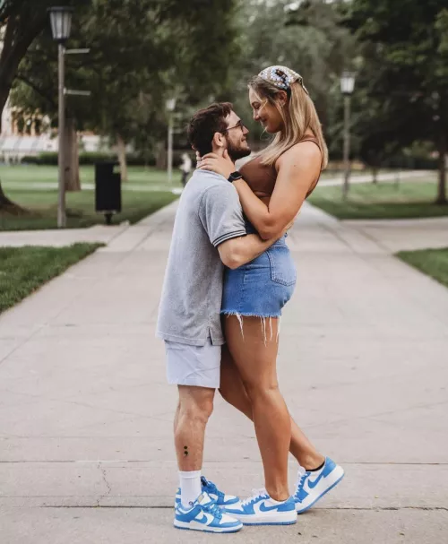 Finally found my dream girl. She is 6’2 I am 5’8 ☺️