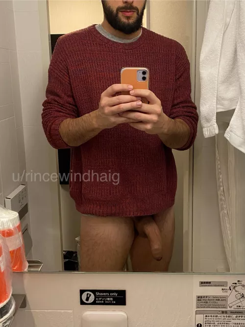 ‘Half-naked’ doesn’t only have to mean the top half