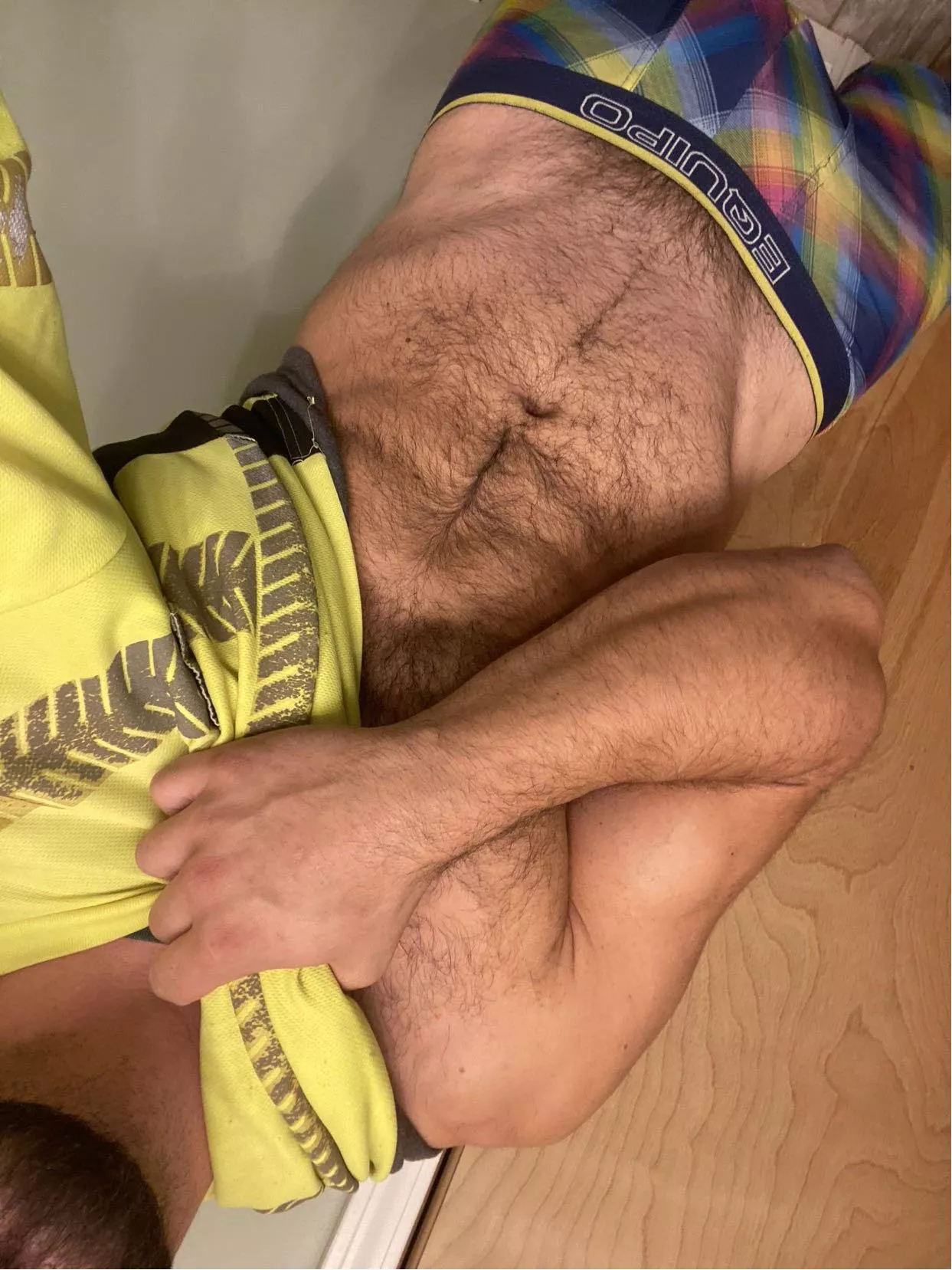 He’s not even awake yet..