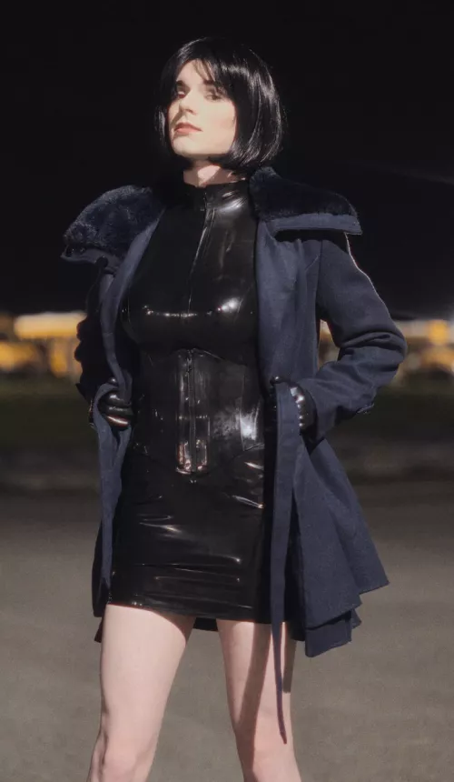 Hiding under my coat