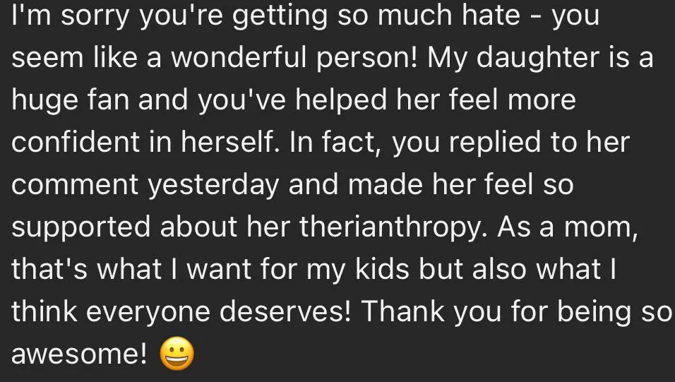 Honestly it’s comments like these…