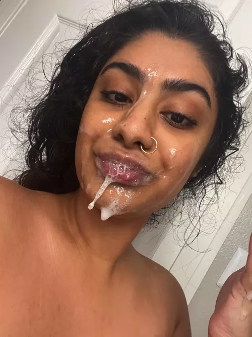 I love it when he cums on my face