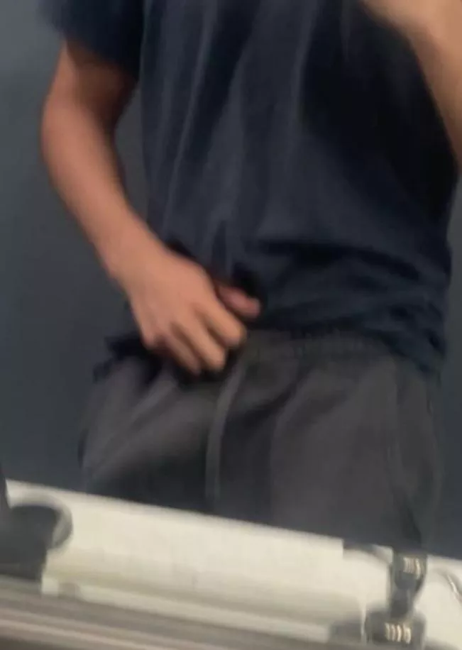 i love wearing grey sweats