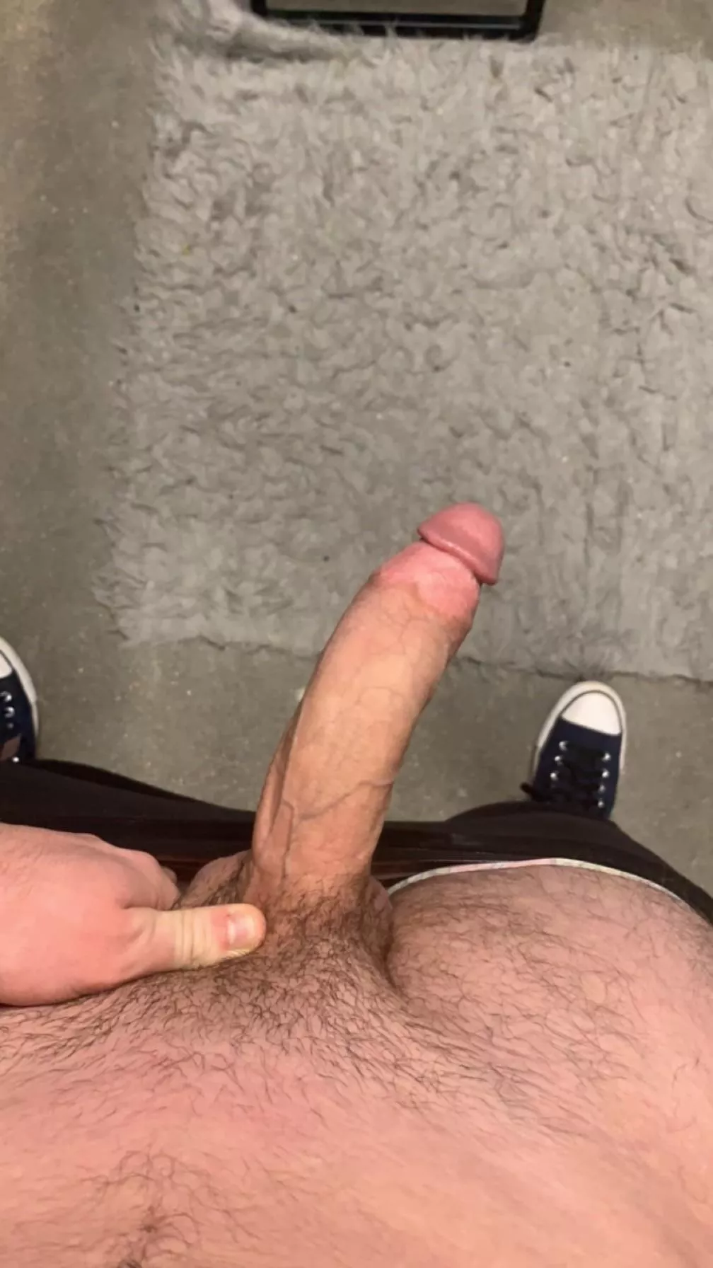 I put a rug down so your knees don’t get sore