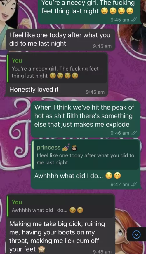 Isn’t it fun to reminisce about play time with your sub 🤭