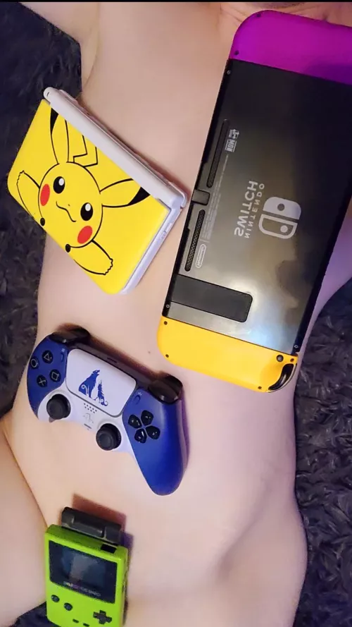 Lazy day with my all my toys.