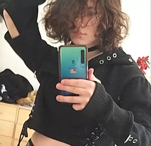 messy hair is my default look