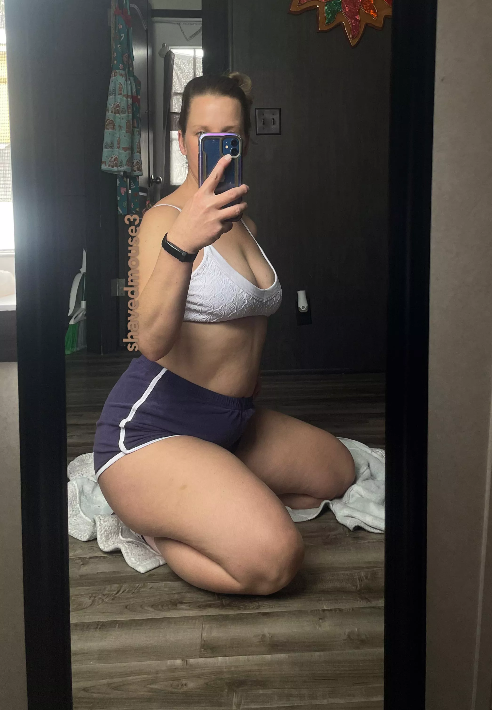 Mirror mirror on the floor .. well what rhymes with floor?