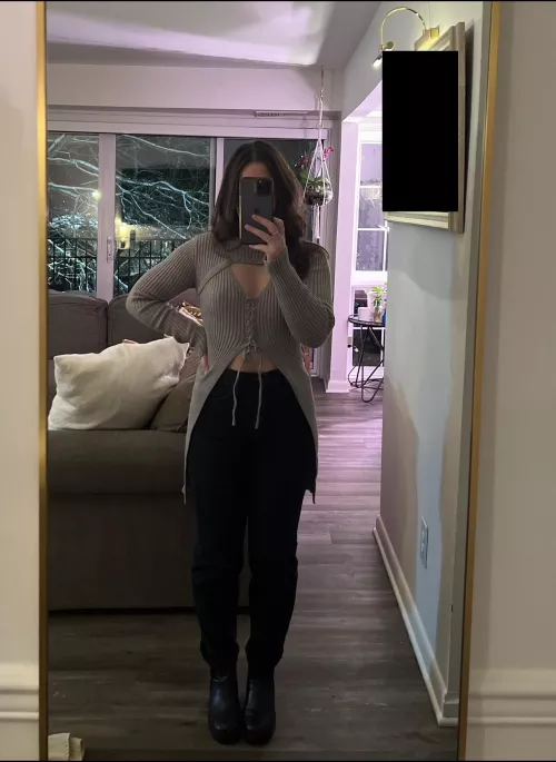 My dinner outfit last weekend 😈👀