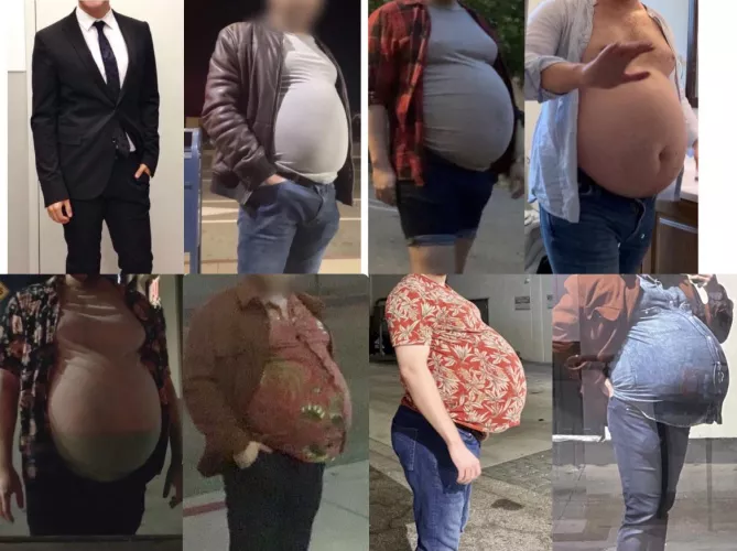 My (M30) real-life body has undergone a rather sci-fi transformation over the last year and a half. I’ve gained about 125 pounds but it’s all gone to my gut. Practically look overdue with triplets now 😳😅