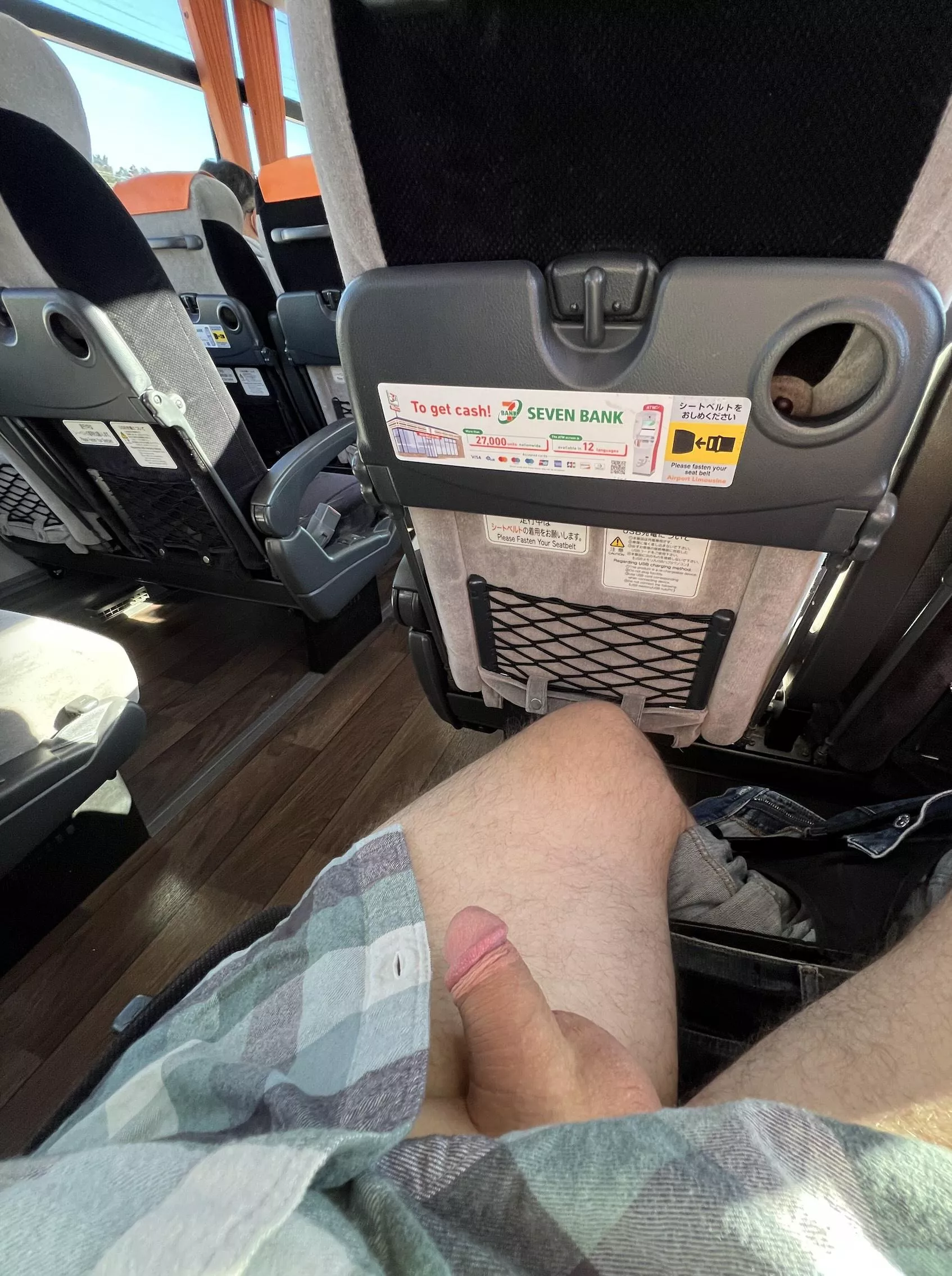 My pants fell down on the bus!