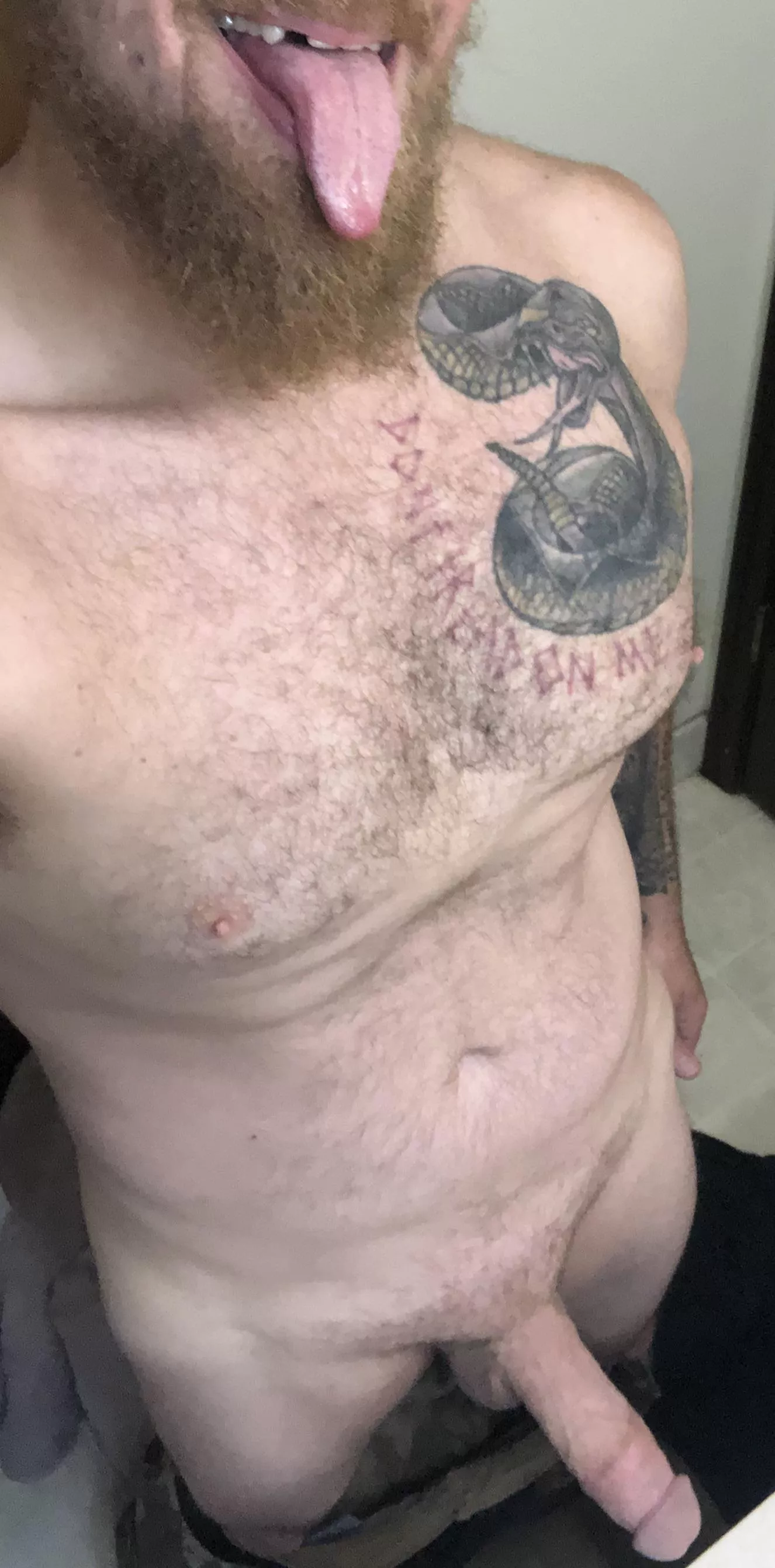 On your knees and worship it…