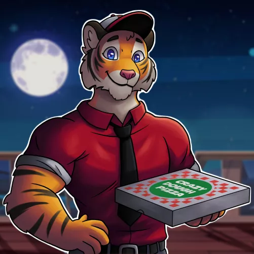 Once again...special thanks to Ryudazen on Fiverr for drawing my fursona!! I absolutely LOVE how Pepperoni turned out!! 😃😃😃