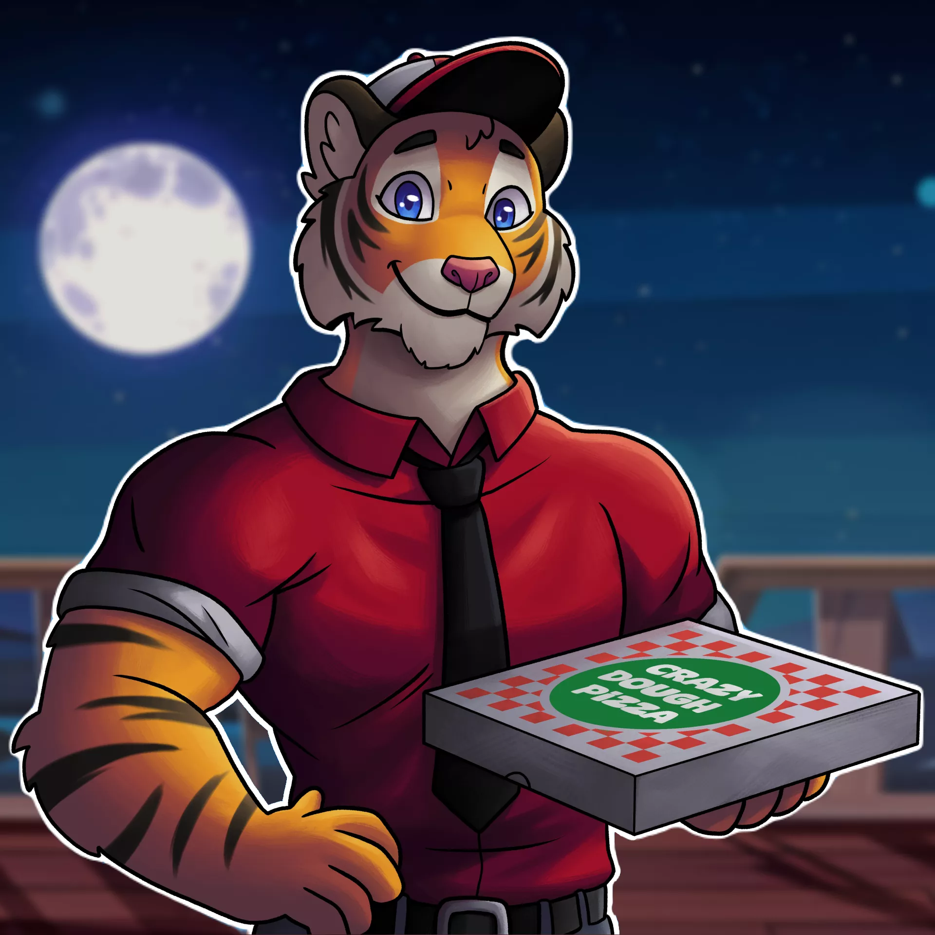 Once again...special thanks to Ryudazen on Fiverr for drawing my fursona!! I absolutely LOVE how Pepperoni turned out!! 😃😃😃