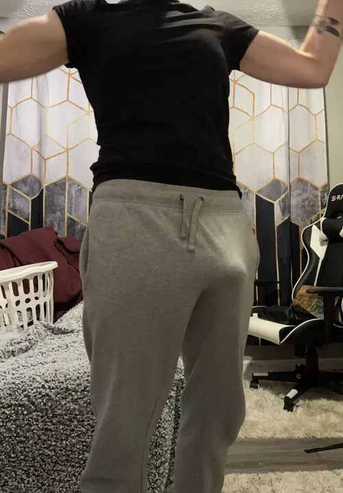 Oops what's he doing there?