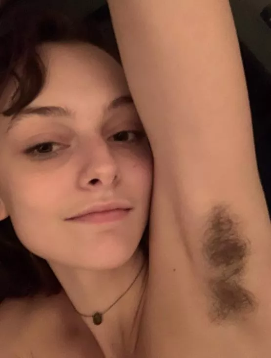 over 5 years of growing my pit hair out !