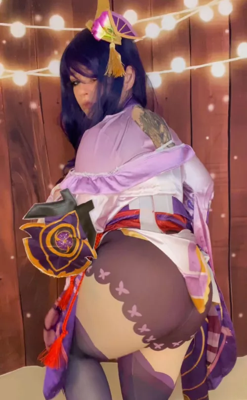 Raiden from (Genshin Impact) [inkedcosplaygirl]