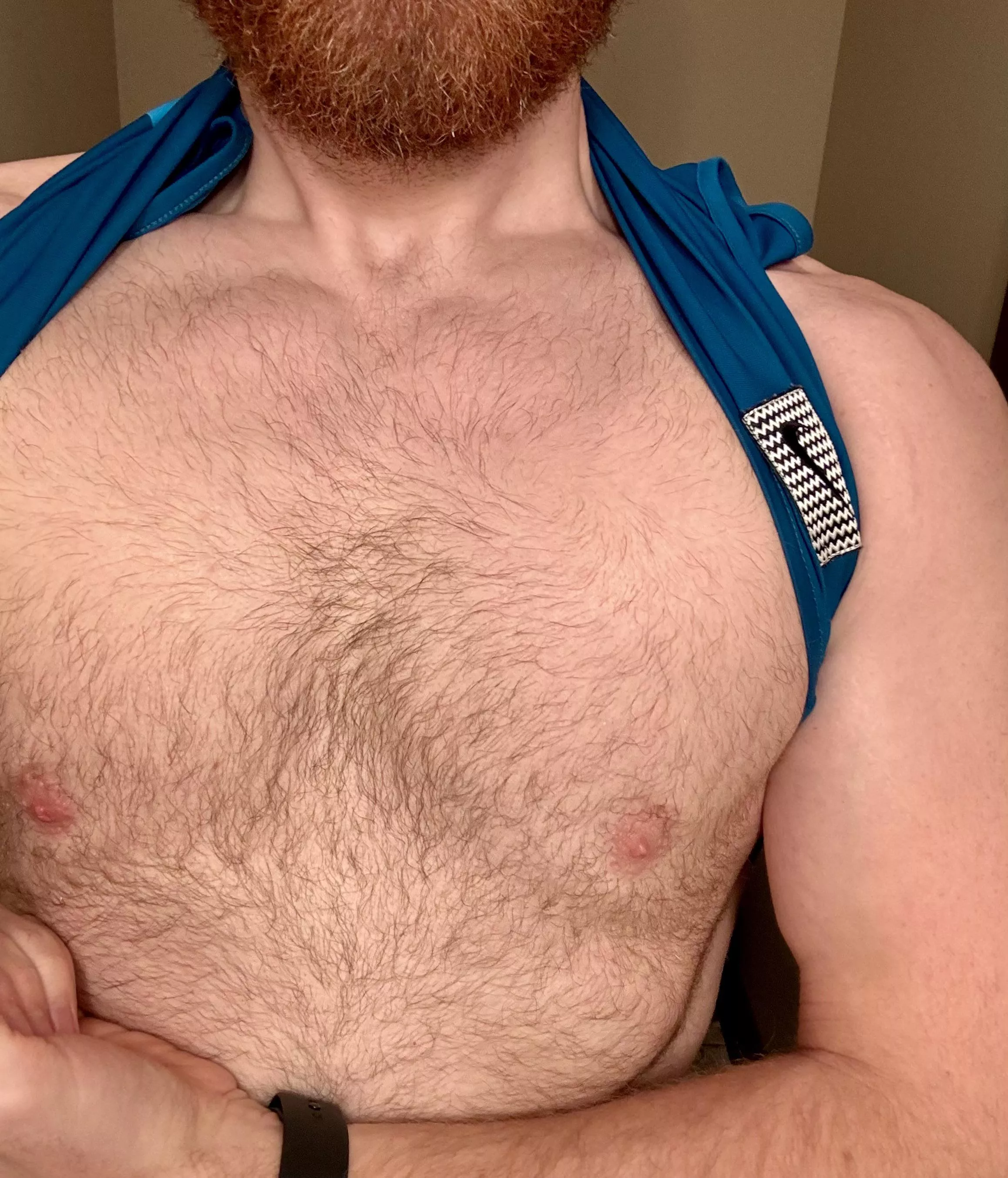 Red beard, blonde hair, brown haired chest 🤷🏼‍♂️