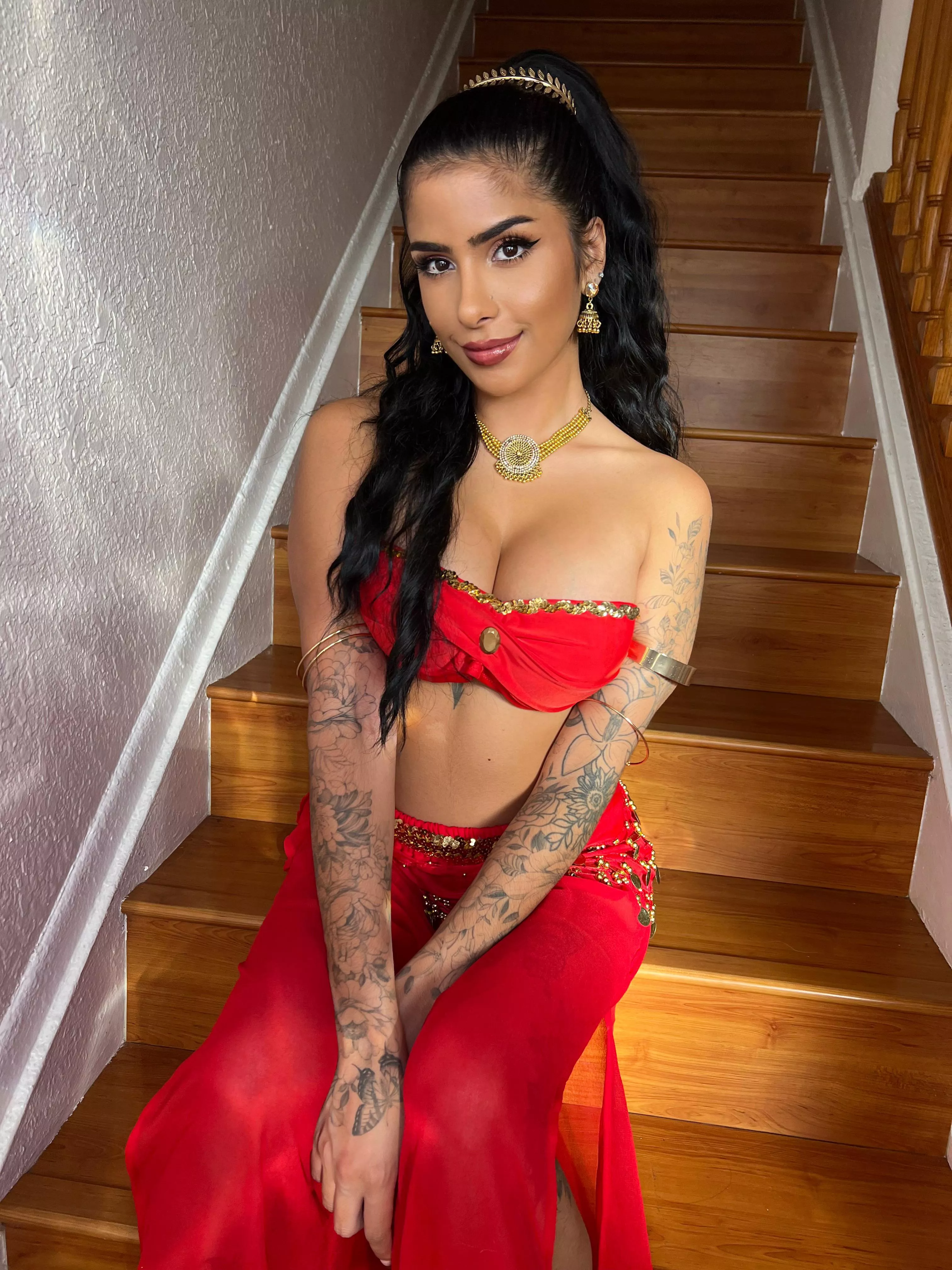 Red Princess Jasmine by Slaysheslays ❤️✨
