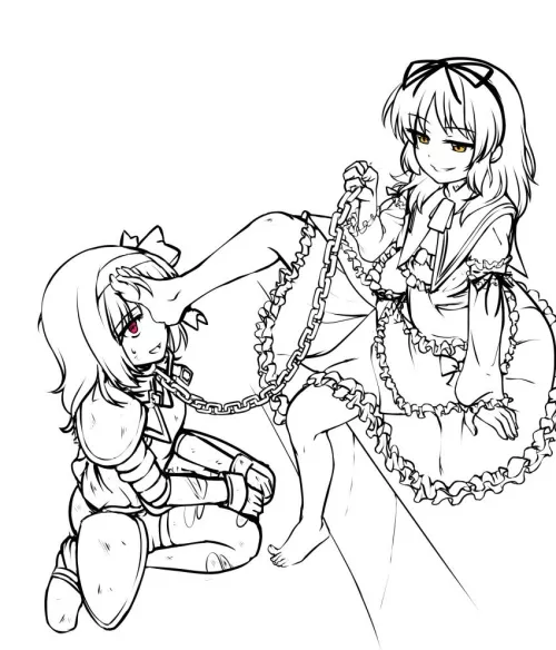 She likes being a footstool [myuk]