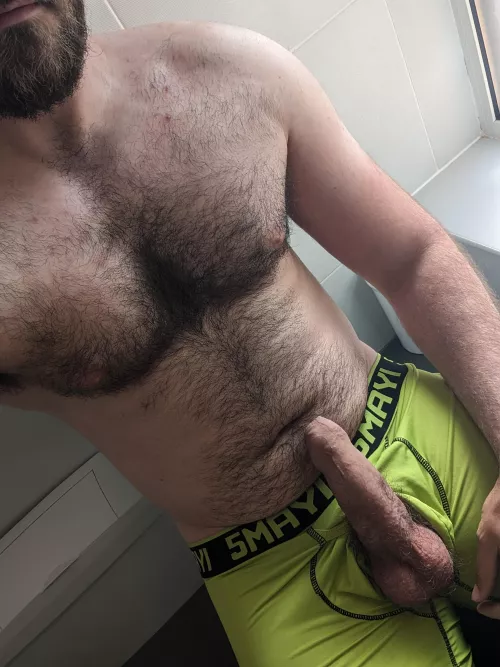 Stroking it wherever I can