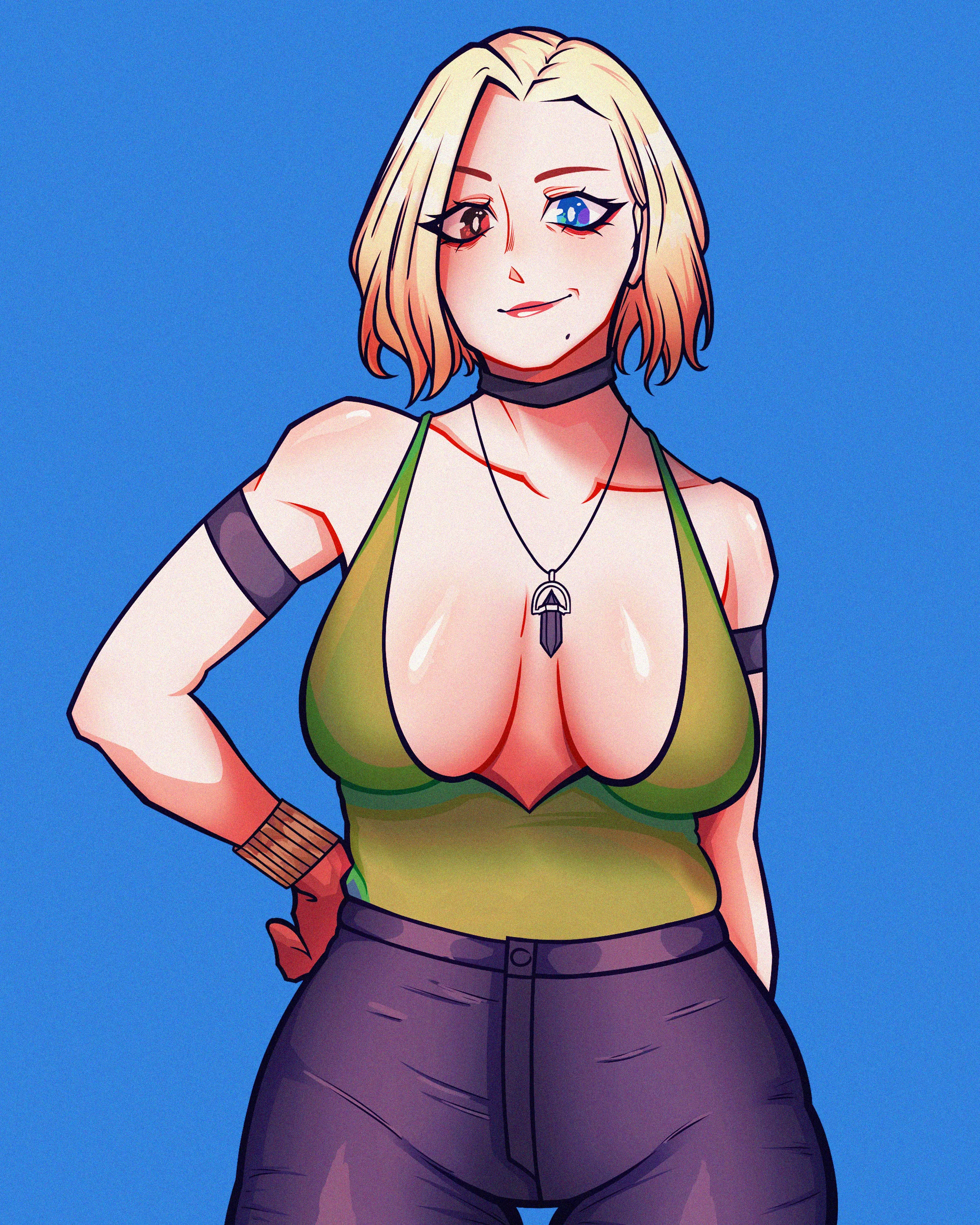 The old lady is happy [OC]