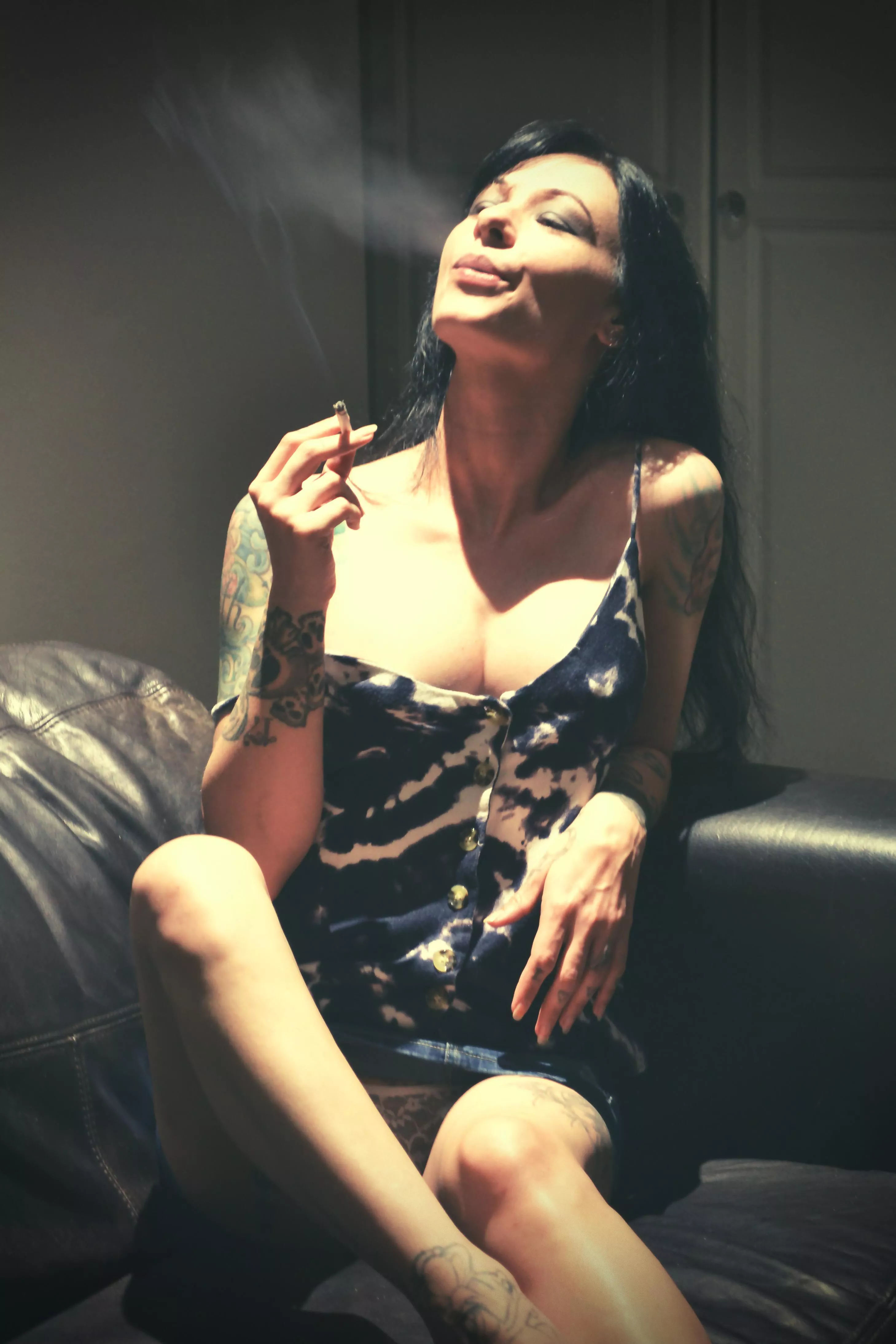 There is something very sensual about a woman smoking….