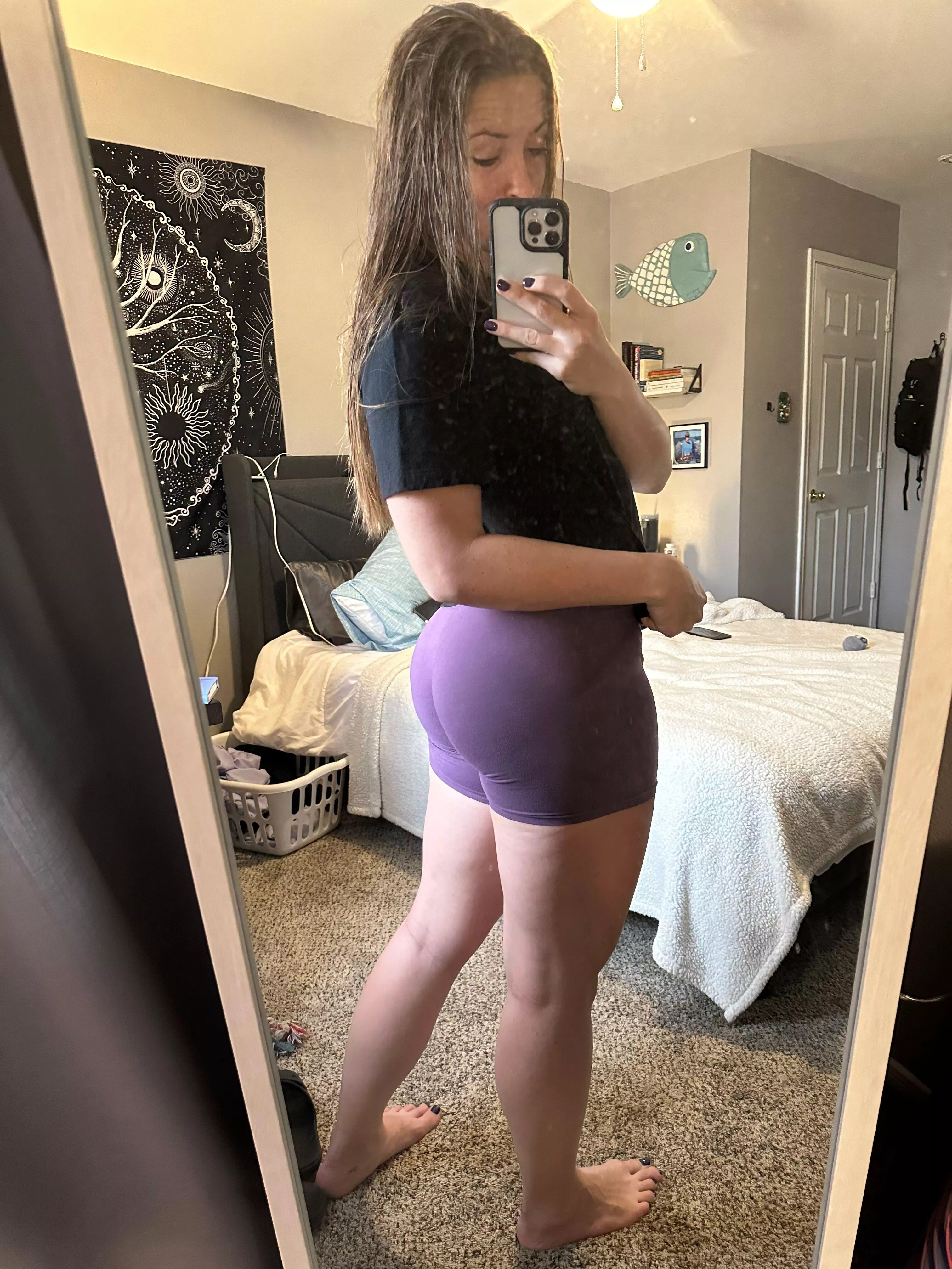 These shorts make my booty look extra juicy