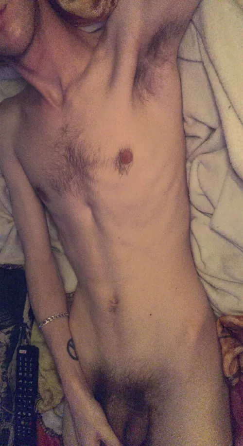 Worship my pit as I play with my cock