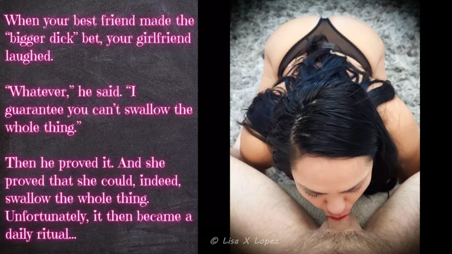 Your Girlfriend Never Reneges on a Bet