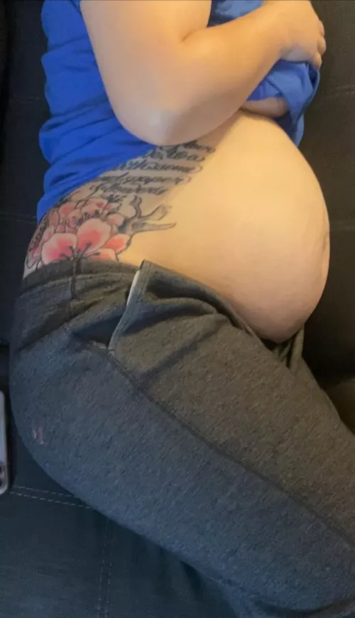 Beached whale in natural habitat