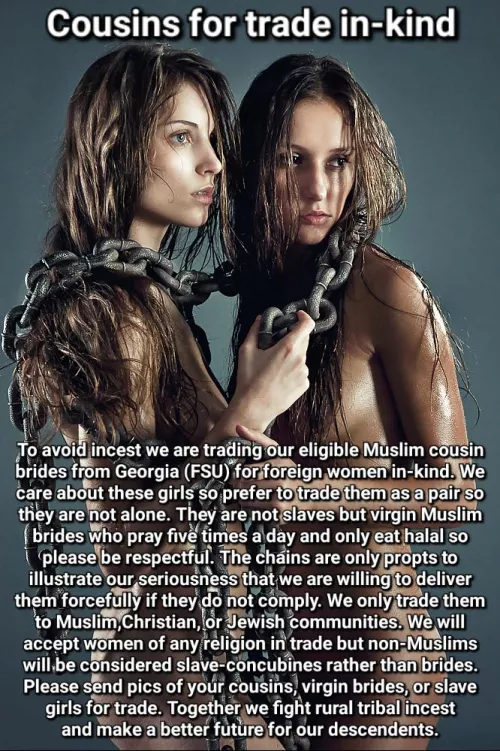 Cousins for trade in-kind