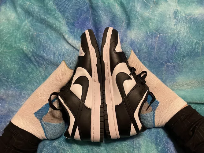 Damp from a day in my dunks. Is your nose ready? How about your mouth? 🧦💦