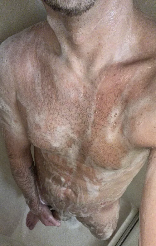 Ended up extra soapy tonight, might need some help rinsing it all off…..