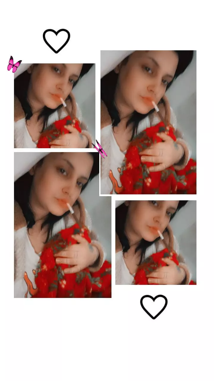 Feeling sick and smoking in bed.Send hugs and kisses