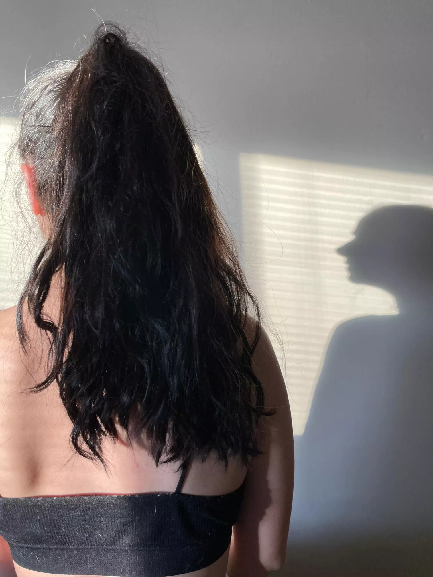 Fun with the sun on my hair