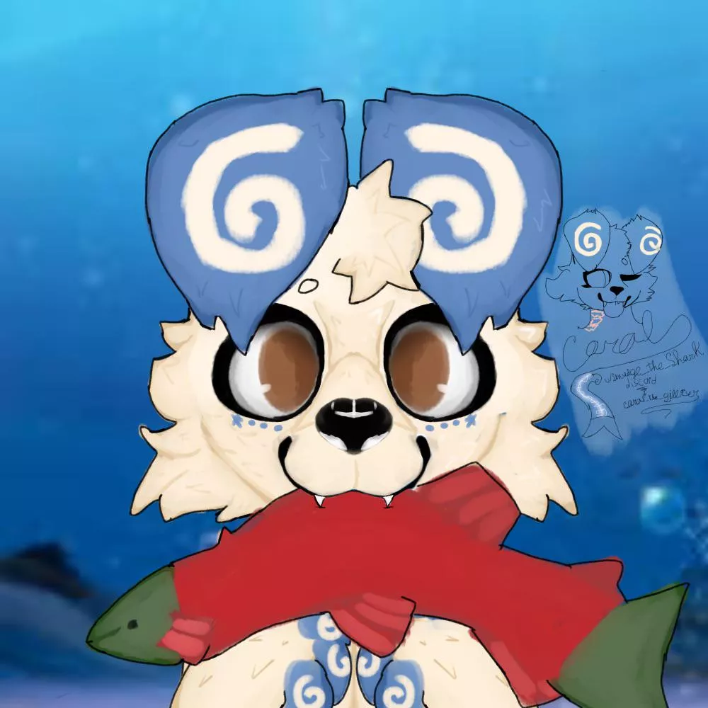 I caught a salmon!X3