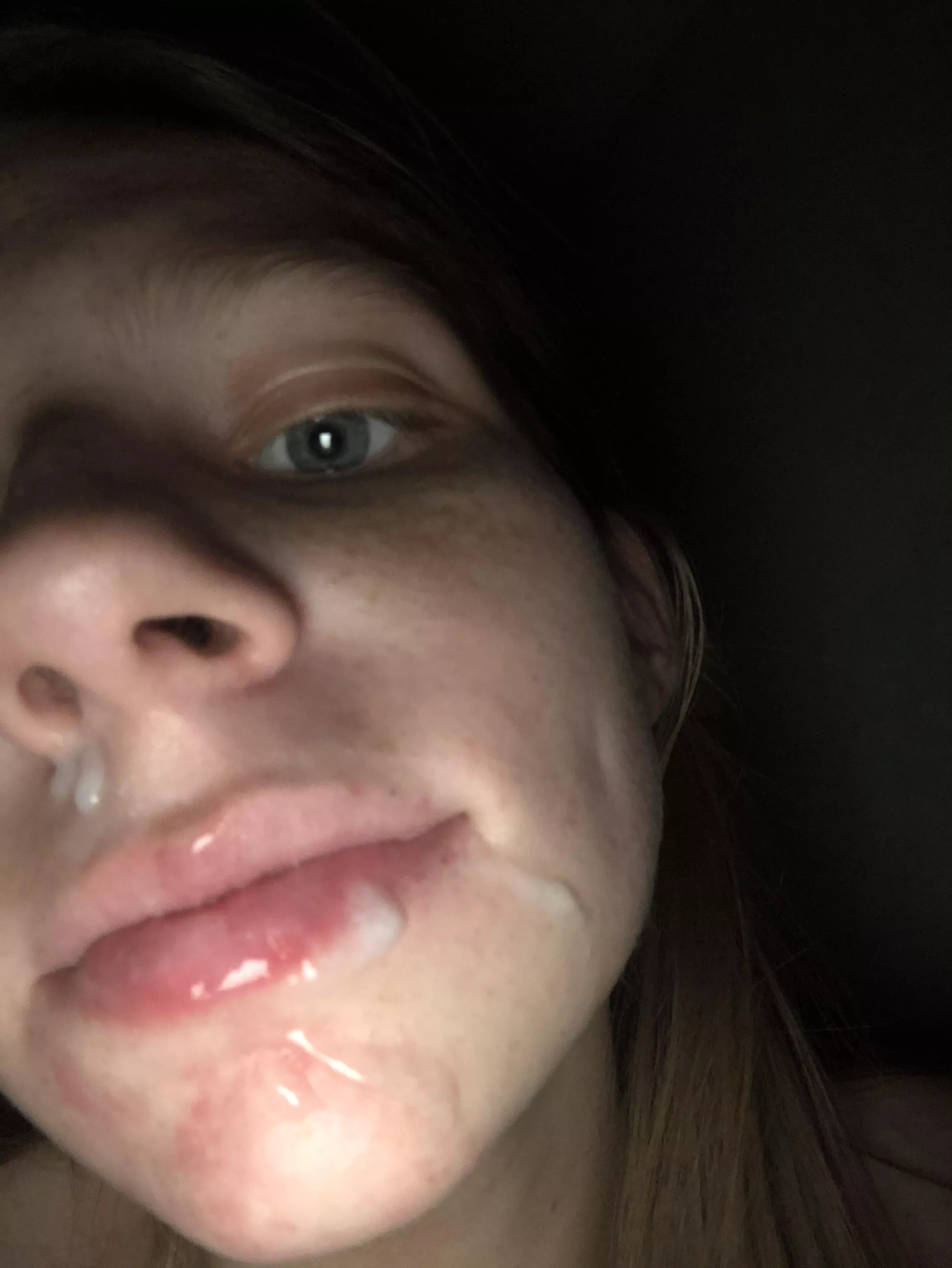 I love when daddy cums all over my pretty face