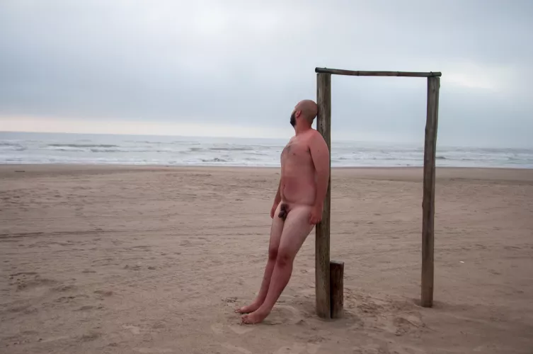 Just chilling at the beach.