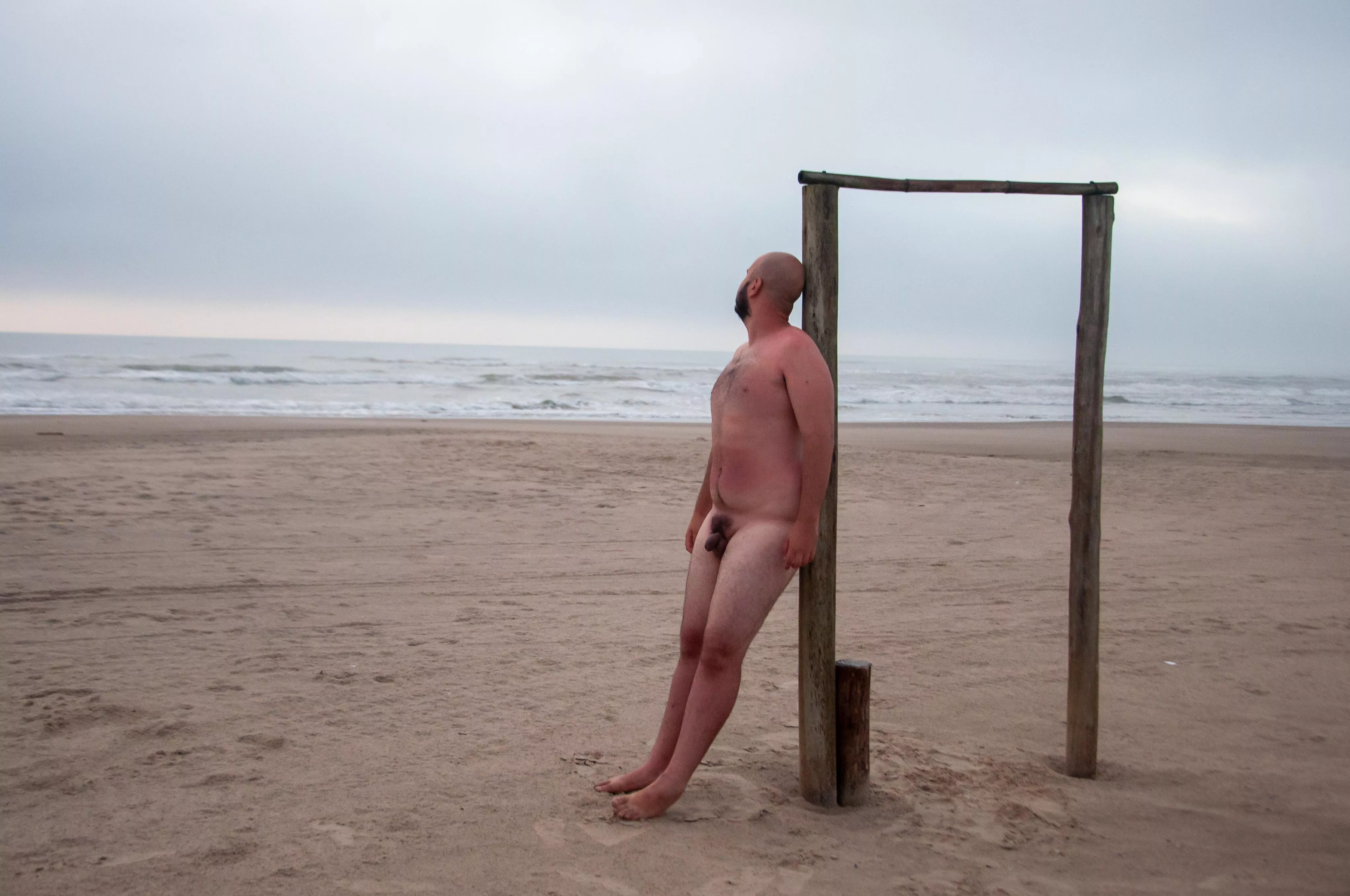 Just chilling at the beach.