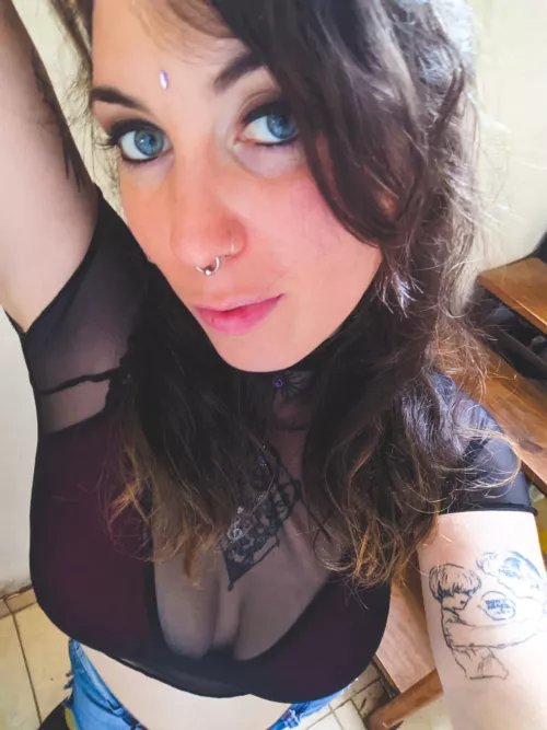 Love this transparent top f32