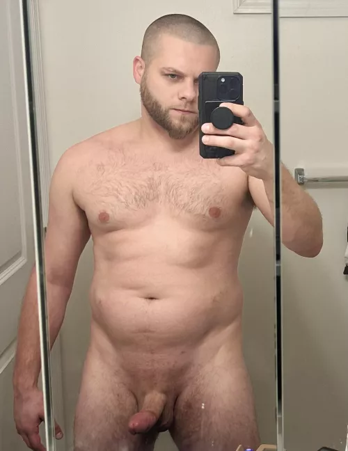 Me and my big cock sorry angle sucks but my cocks curved 😈