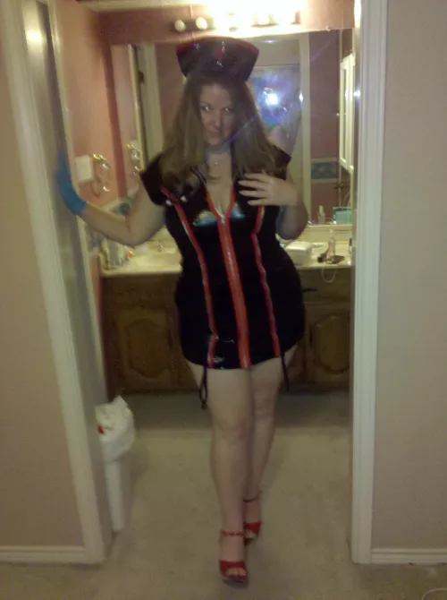 MWF redhead 44GG’s naughty nurse