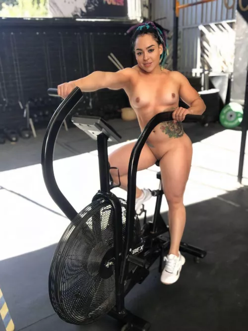 My fav spot when working out naked