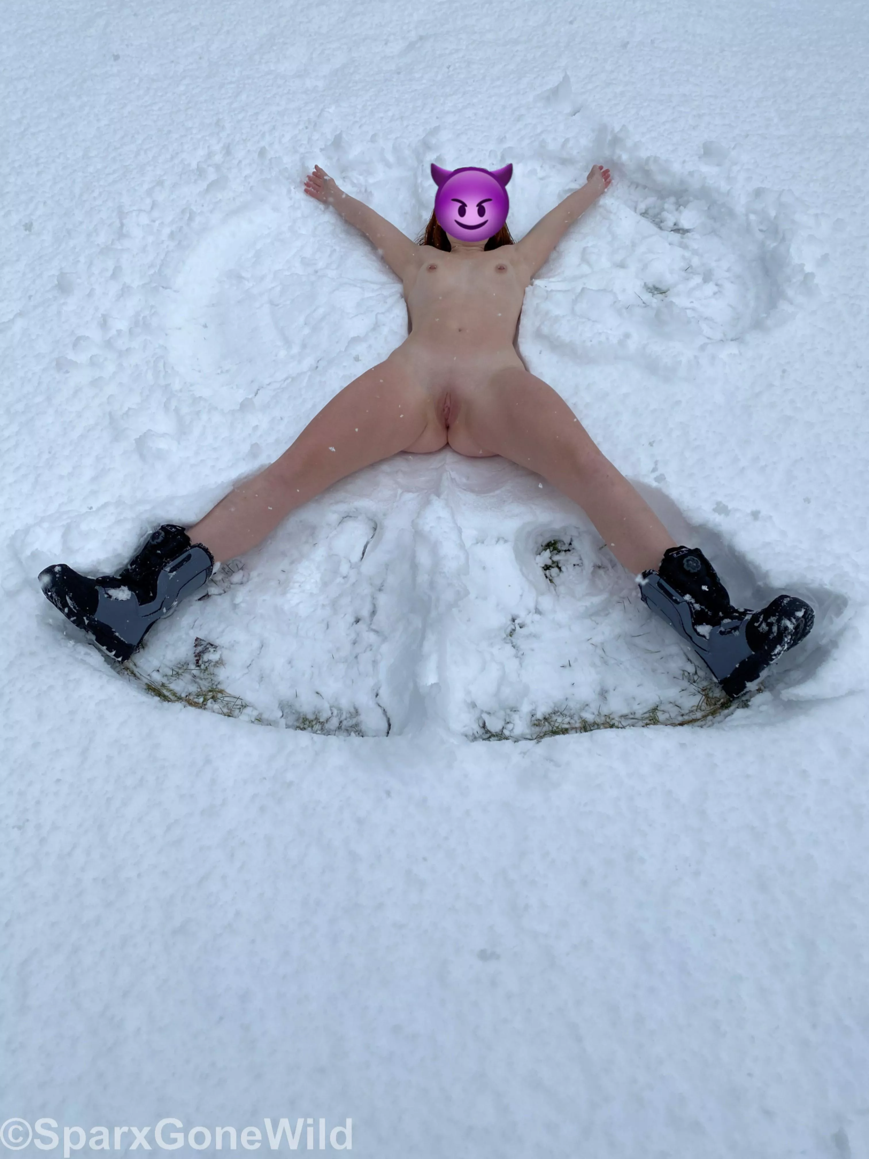 Naked snow angels are better