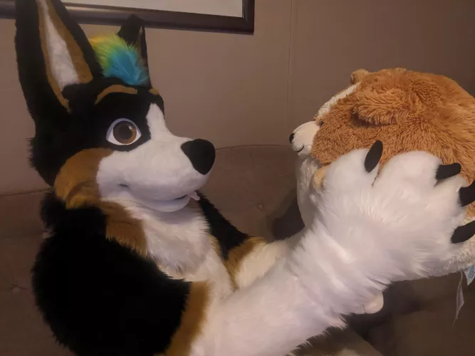 Ponder the corb for Fursuit Friday