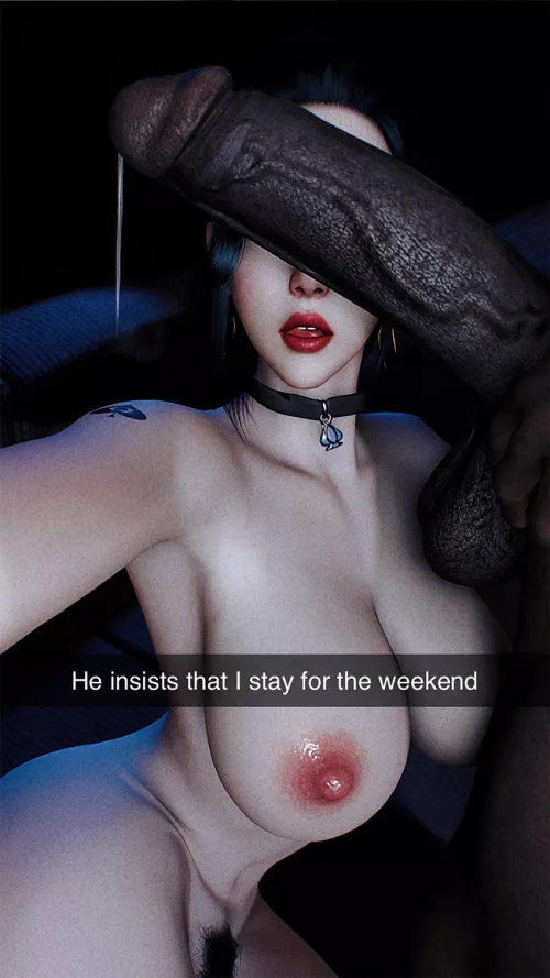 Sorry babe, but it would be rude to turn him down now you know? After offering me so much. Dont worry babe I'll be back on Monday... though I may be a little different hehe (pokepillow)